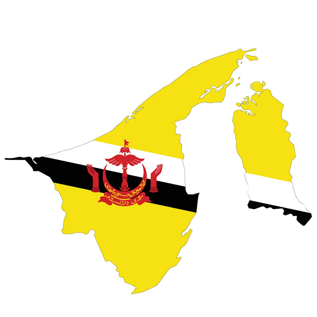 Brunei import export trade map