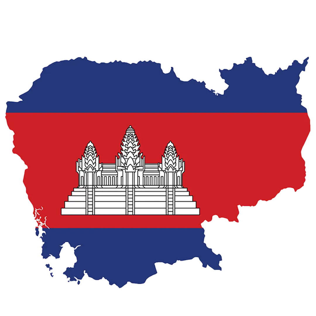 Cambodia import export trade map