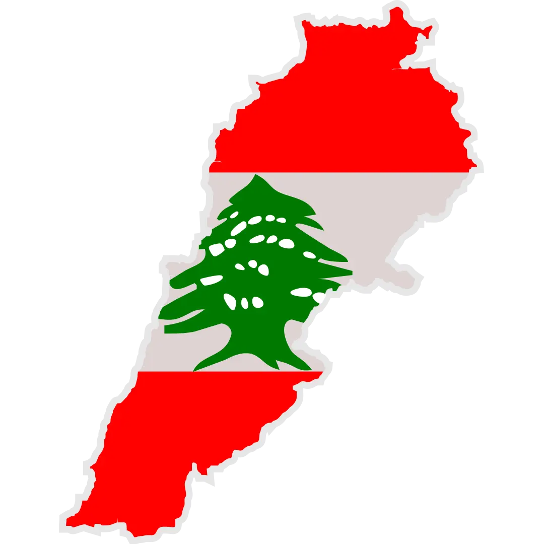 Lebanon import export trade map