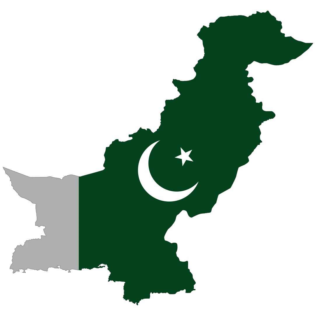Pakistan import export trade map