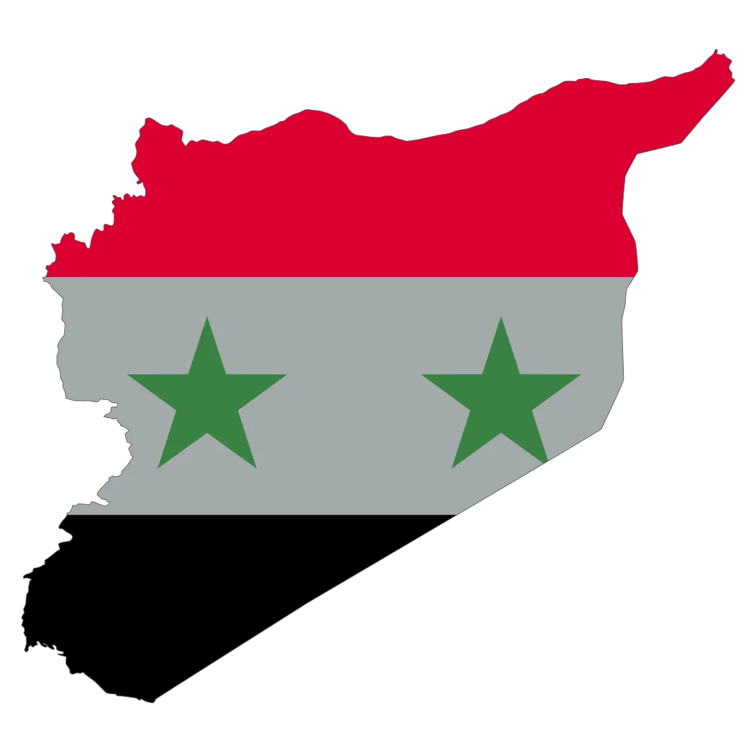 Syria import export trade map