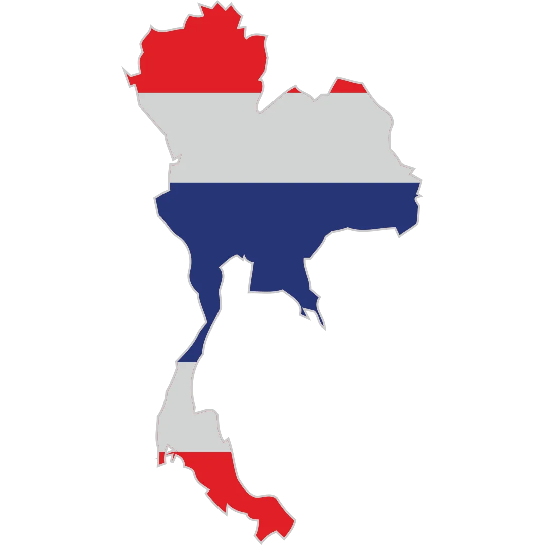 Thailand import export trade map